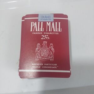 Pall Mall 25s Playing Cards Complete NoBox Vintage Advertising Tobacciana nobox